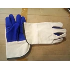 Sarung tangan safety kombinasi kulit polos 14in 1